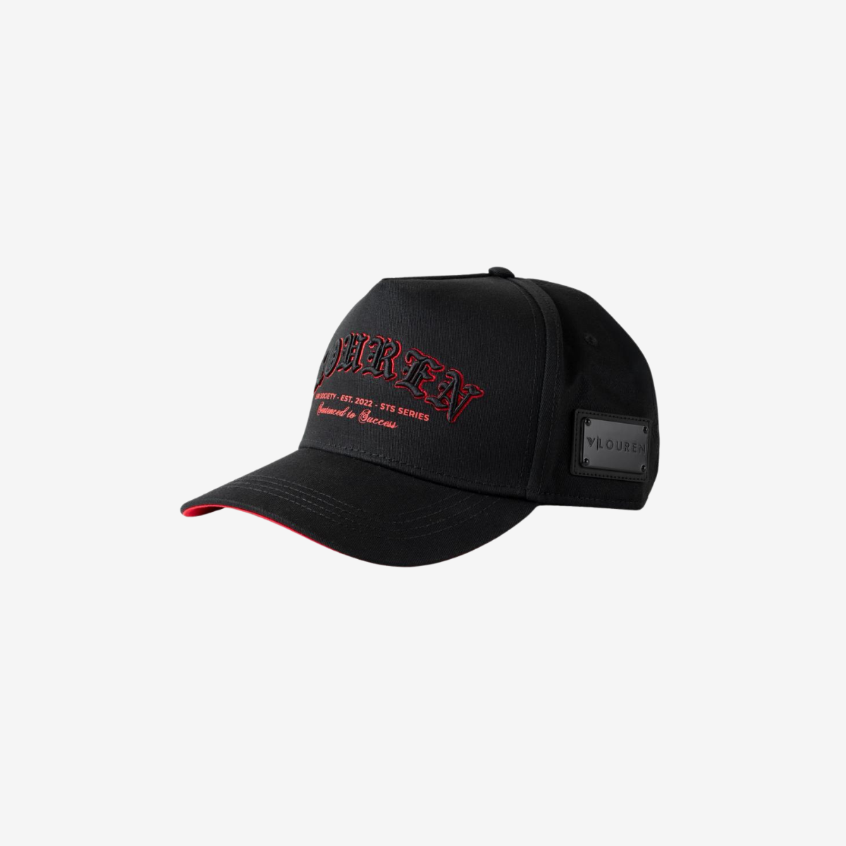 GORRA RED SUPREME BLACK