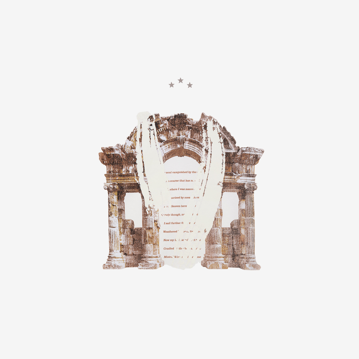 Camiseta Oversize Arch White