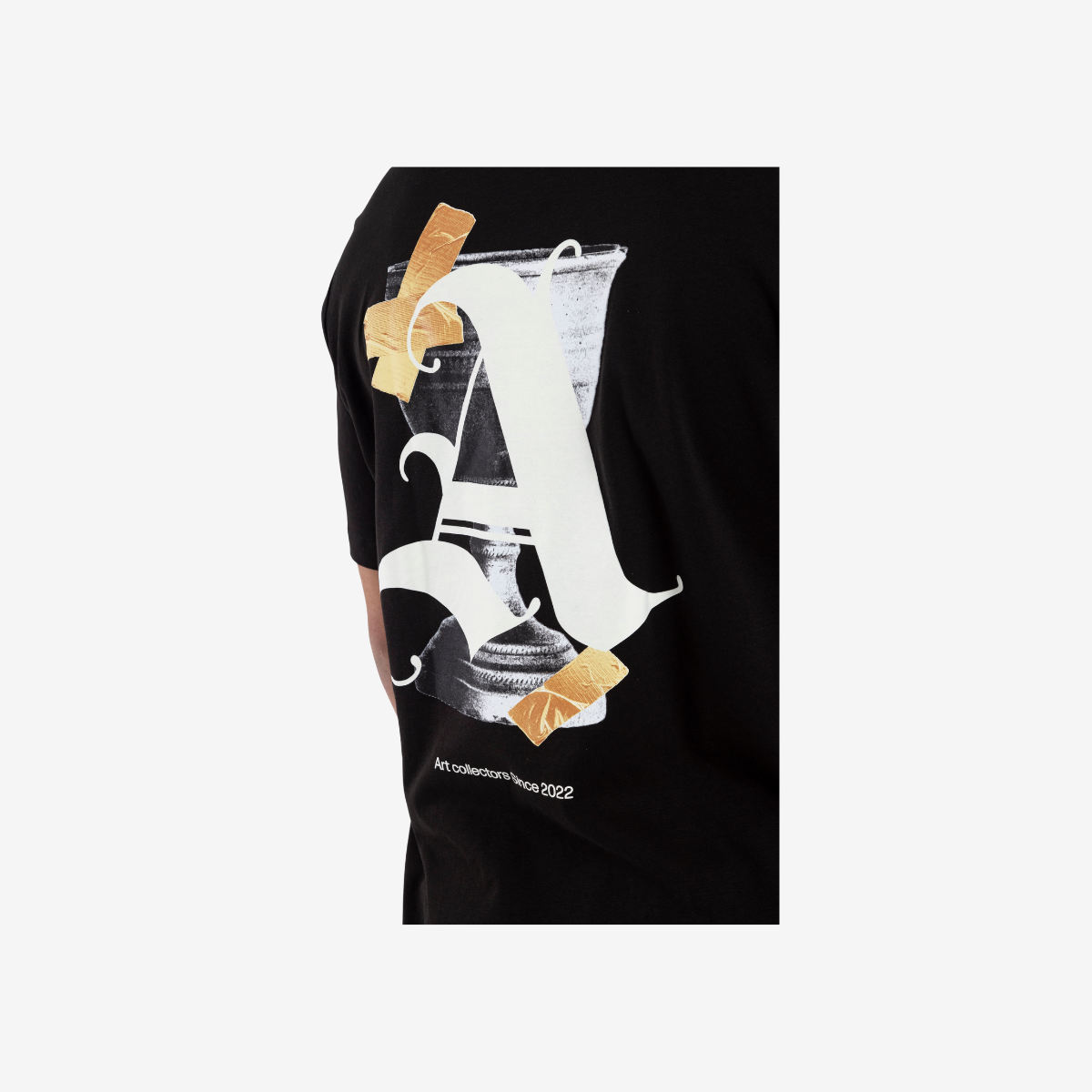 Camiseta Regular Blue Mines Black