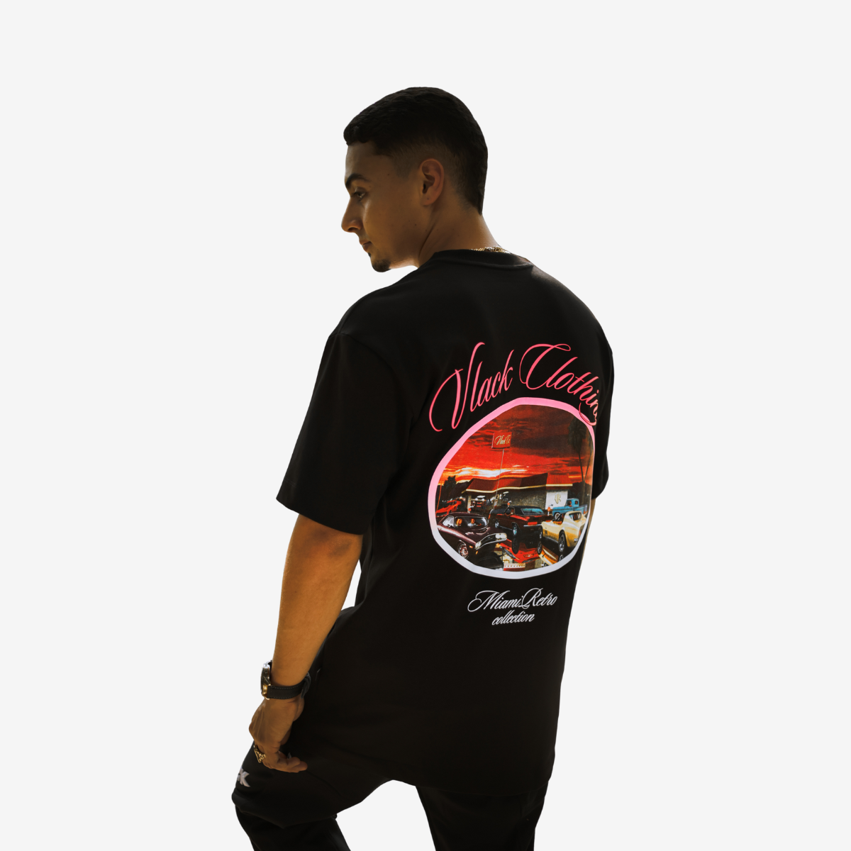 Camiseta Oversize Vice City Black