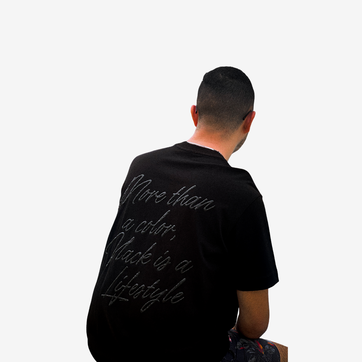 Camiseta Oversize Club Tono a Tono Black