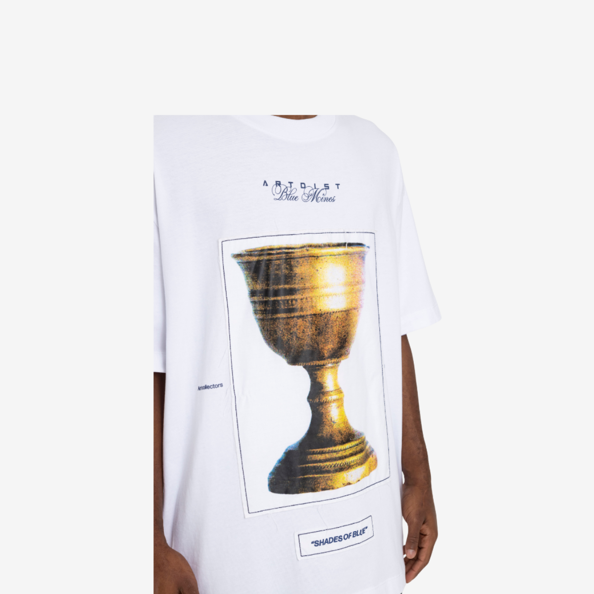 Camiseta Oversize Blue Mines White