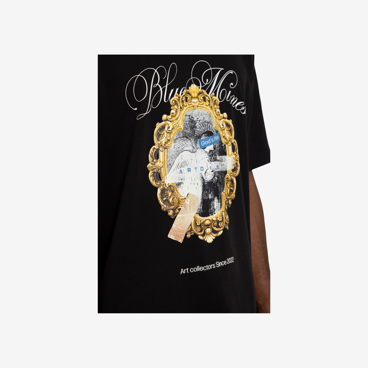 Camiseta Regular God´s Plan Angel Black