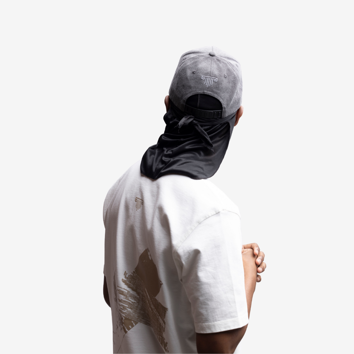 Camiseta Regular Tape Ivory Nude