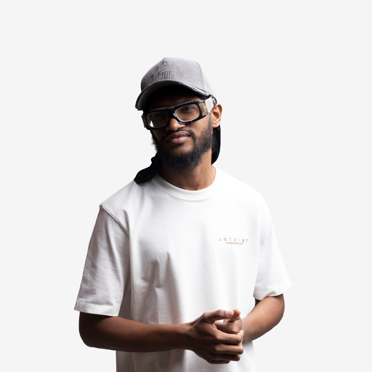 Camiseta Regular Tape Ivory Nude