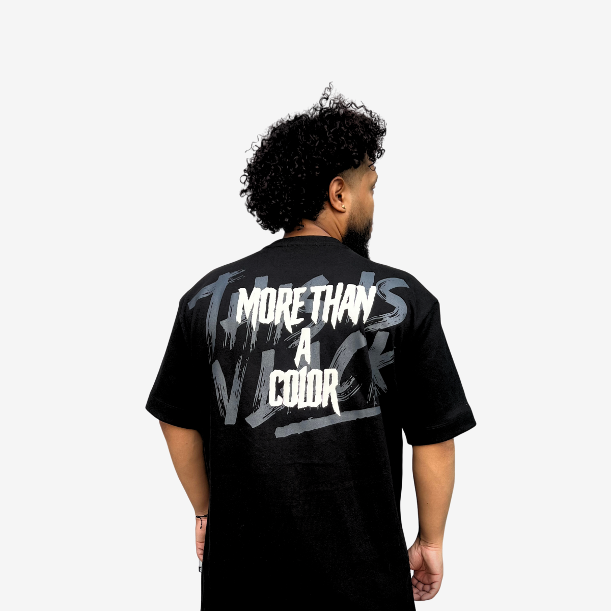 Camiseta Oversize Philosophy More Than Black