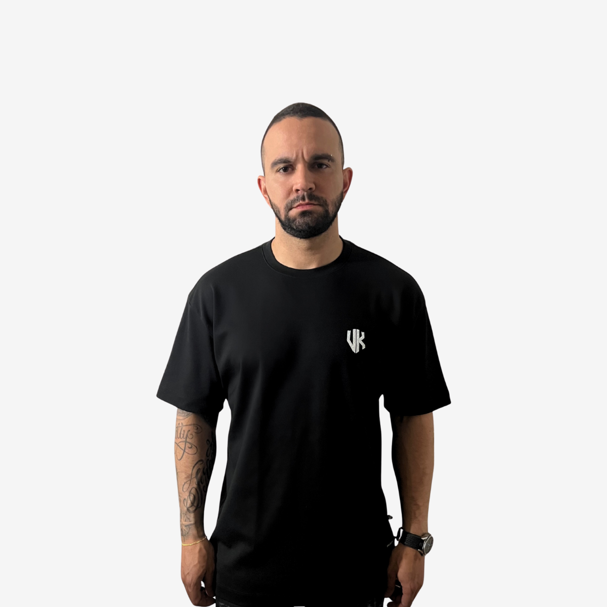 Camiseta Oversize Snowman Black